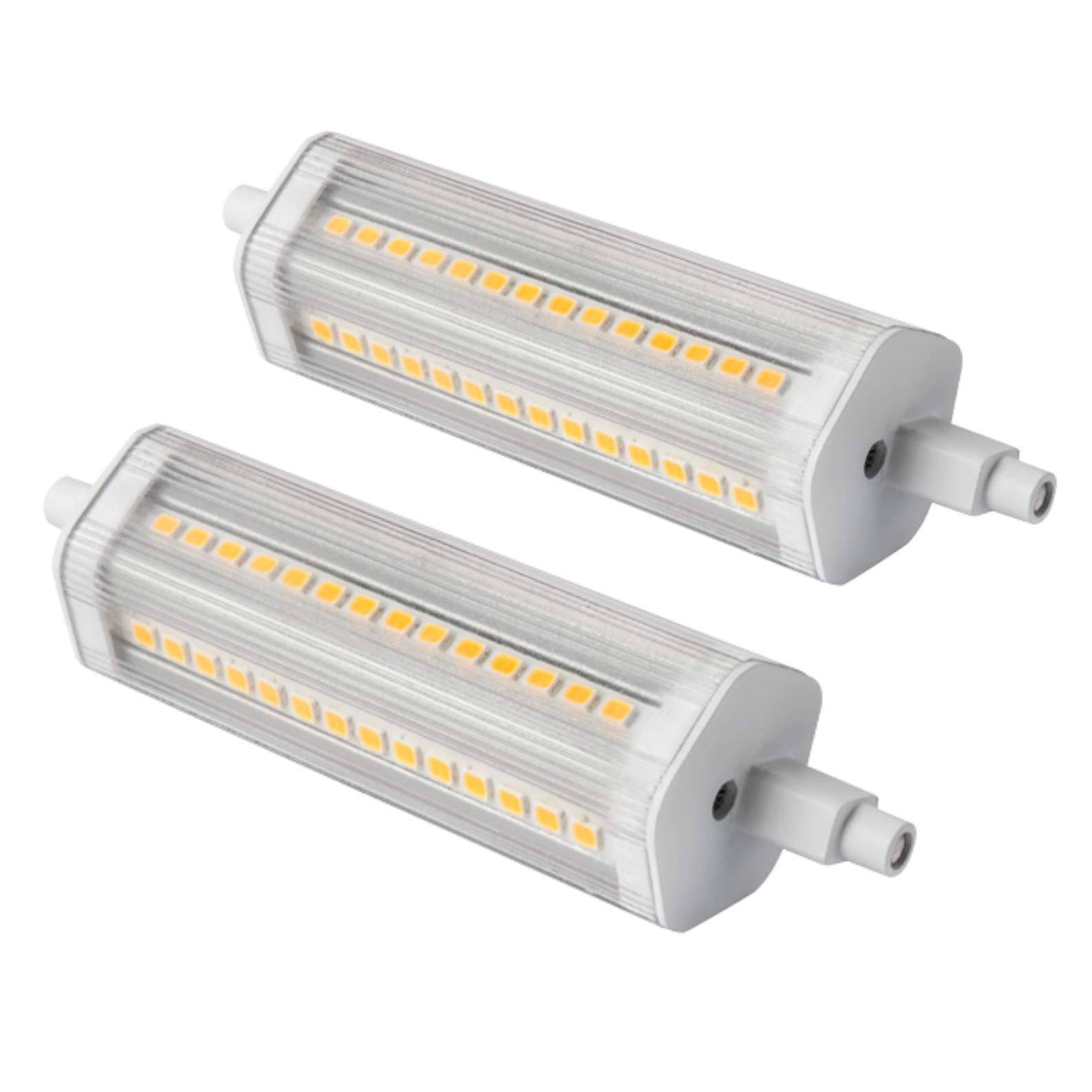 LED R7S J118 Linear Light Bulb (Dimmable) 118mm Length, Equivalent to 150W Hologen Linear, Warm White 2700K, 320° Beam Angle (Dimension=31x118mm), Pack of 2