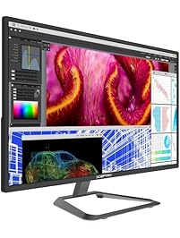 SCEPTRE 27 Inch IPS Ultra 4K LED Monitor U278W-4000R, UHD 3840x2160, HDMI 2.0 DVI DisplayPort Speakers, Metallic Black (2017)
