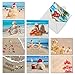 The Best Card Company Variety Pack of 10 Christmas Greeting Cards with Envelopes, Humor Holiday Assortment for Kids, Men and Women (10 Designs, 1 Each) - Season's Beachin M6651XSG