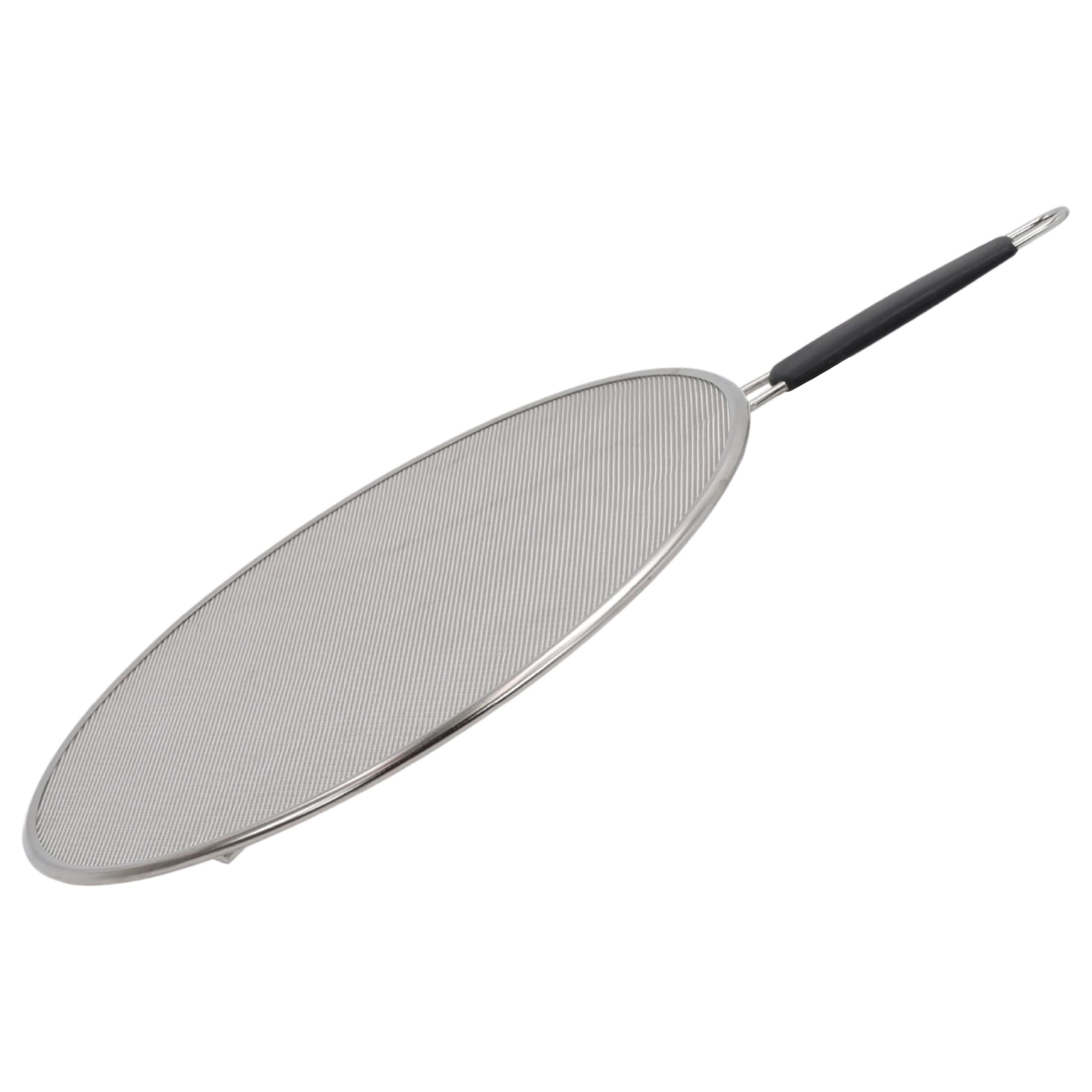 Buckingham Premium Stainless Steel Frying Pan Splatter Screen Guard Cooling Rack 33 cm