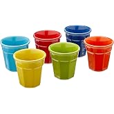 Bialetti Ceramic Espresso Cup Set - Multi Coloured (6pk)