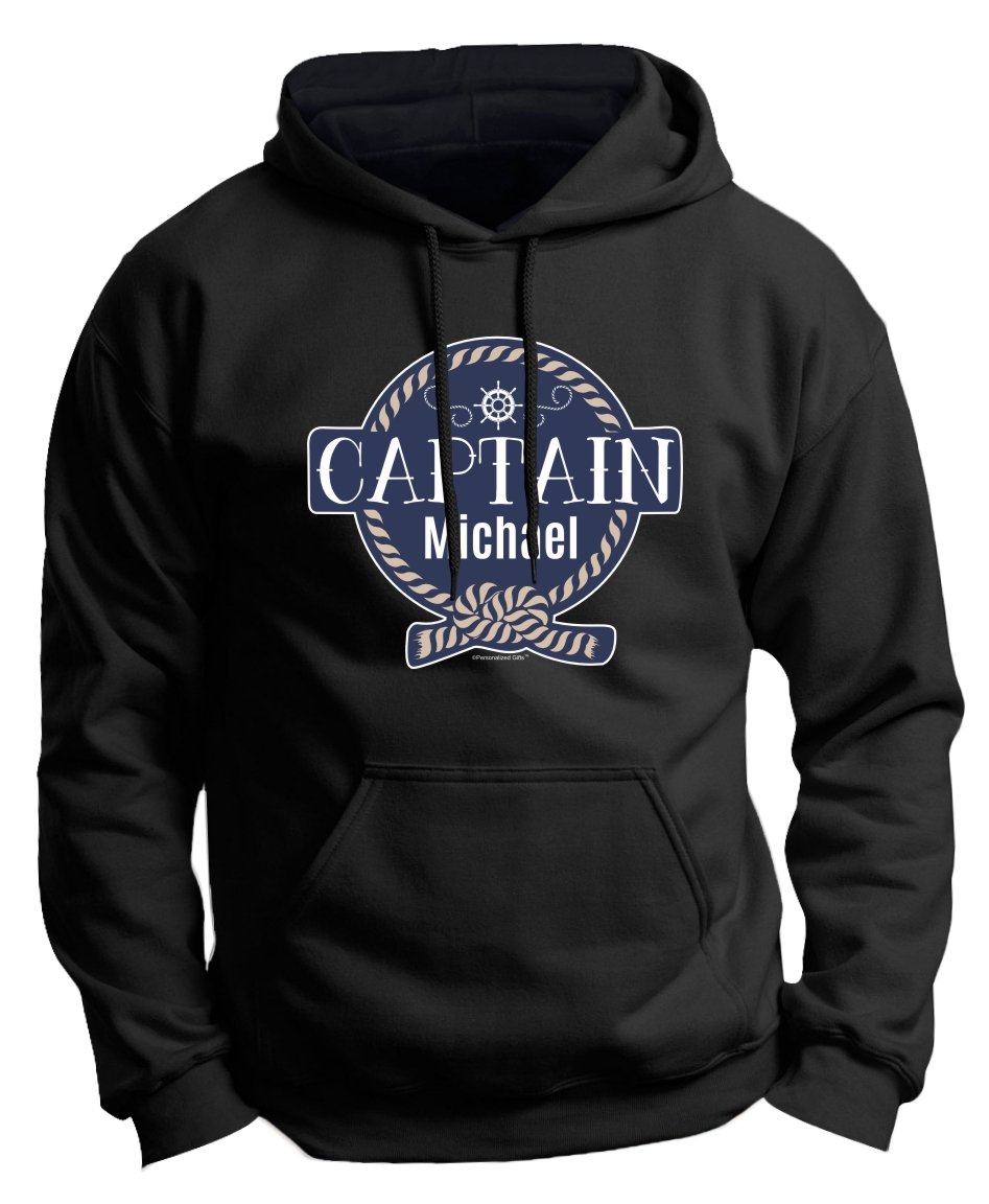 Personalized Boat Captain Sailing Boating Custom Premium Hoodie