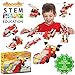 Click-A-Brick Rockin' Racers 100pc Building Blocks Set | Best STEM Toys for Boys & Girls Age 5 6 7 Year Old | Fun Kids 3D Construction Puzzle | Top Educational Learning Gift for Children Ages 5-10