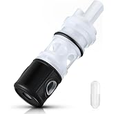 Enhon Shower Diverter Cartridge Compatible with Glacier Bay and Danze | Compatible with Glacier Bay 3 Handle Tub and Shower Valve Systems, Plumbing Cartridge Replacement, Bath Diverter Assembly