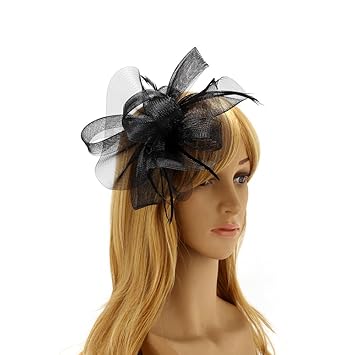 Women Fascinators Bridal Wedding Party New Net Ribbon Ladies