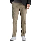 Haggar Men's Iron Free Premium Khaki Straight Fit Flat Front Pants