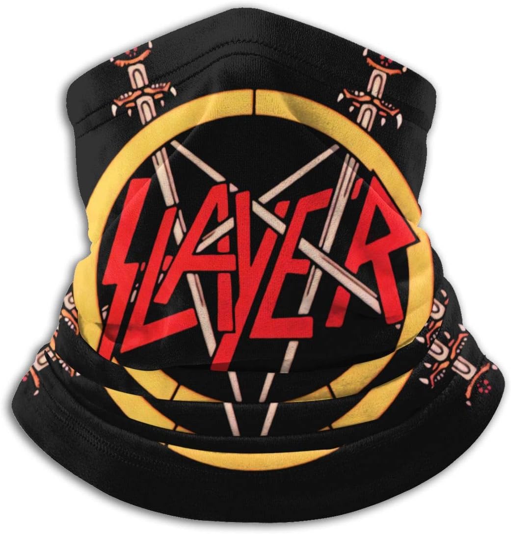 Slayer Band Breathable Face Mask Scarf Microfiber Neck Warmer For Unisex