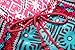 Women Bohemian Neck Tie Floral Print Ethnic Style Shift Dress (Large, Pattern 15)