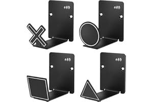 VKheroKV HL127 Headphone Holder Hanger for Desk, Include Adhesive Strips/Screw, Universal Headset Stand for PS4/PS5/Xbox/PC/Mac/Headphones Game Controller Hanger