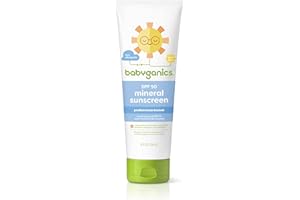 Babyganics SPF 50 Baby Mineral Sunscreen Lotion | UVA UVB Protection | Octinoxate & Oxybenzone Free | Water Resistant, Value Size, 8oz