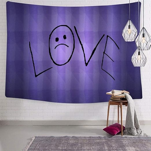 Amazon Com Gildanting Cry Baby Lil Peep Tapestry Wall Hanging