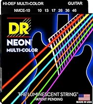 DR Strings NMCE-10 DR NEON Electric Strings, Medium, Multi-Color
