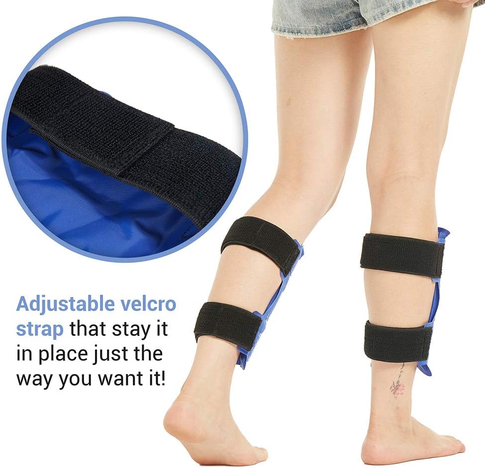 Shin Splint Ice Pack 2 Pack - Reusable Shin Cold and Hot Wrap for Shin Splints Pain Relief, Flexible Ice Pack for Runners: Health & Personal Care