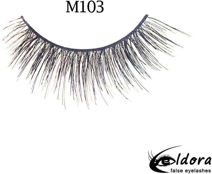 Eldora False Eyelashes M103 Multi-Layered, Multicolour