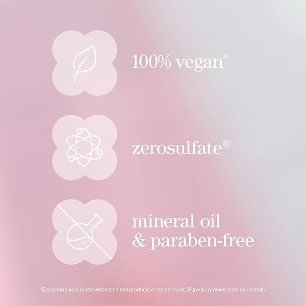 PUREOLOGY PURE VOLUME SHAMPOO | FOR FLAT, FINE, COLOR TREATED OR NATURAL HAIR | ADDS LIGHTWEIGHT VOLUME AND BODY | CLARIFIES BUILDUP | SULFATE FREE SHAMPOO | VEGAN