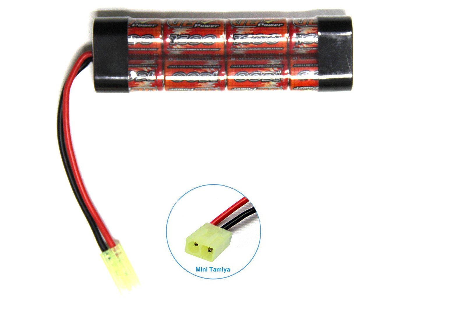 MaximalPower NiMH Airsoft AEG PEQ Charger or Battery Connector Mini