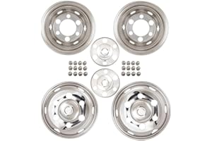 CCI Wheel Simulator IWCN16I90, Fits 16 Inch Dual Rear Steel Wheels, 6 Lug/ 6 Hand Hole Wheels, Fits 1990-2025 Isuzu NPR/ 1990