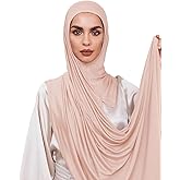 Slip-on Instant Premium Jersey Hijab Head Scarf Wrap for Muslim Women Made in Turkey