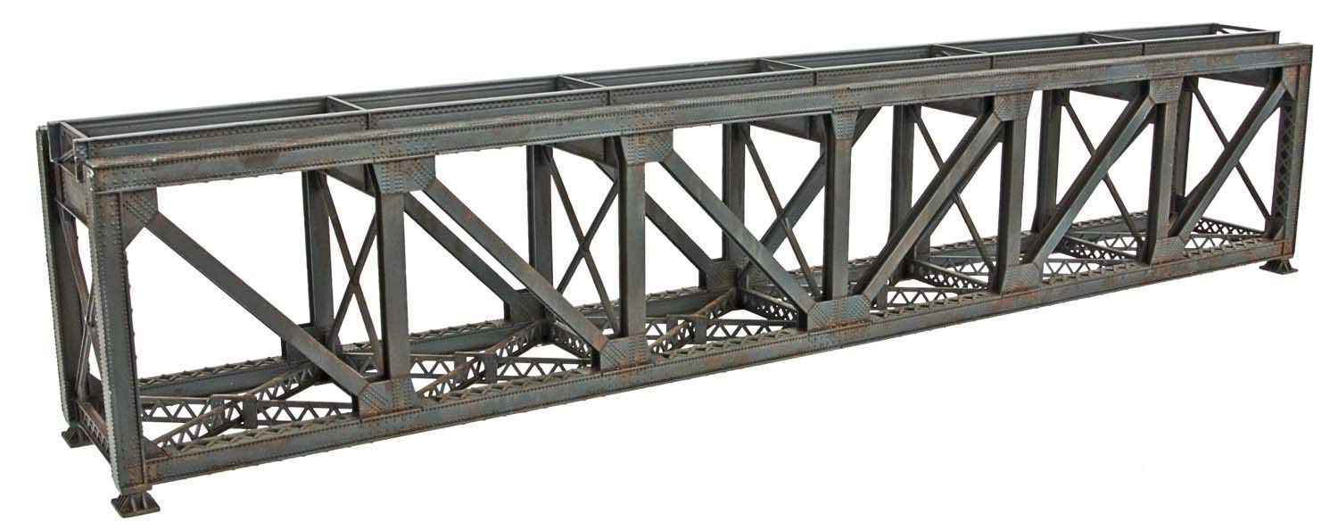 Walthers Cornerstone 933-4520 109' Single Track Railroad Pratt Deck Truss Bridge Kit