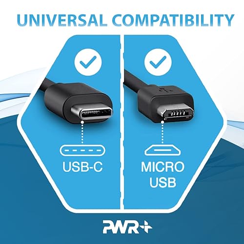 PWR+ Replacement USB Charger for Ring Enabled Ring Video Doorbell