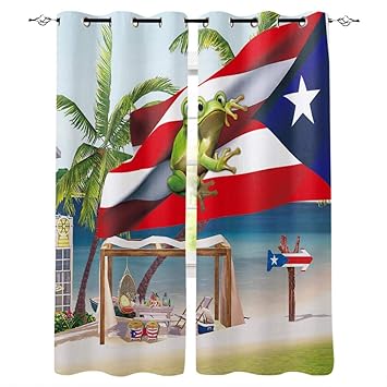 Schlafzimmer Vorhang Blickdicht Strandbanner Mit Ösen Vorhänge