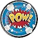 Creative Converting 324836 96 Count Dessert/Small Paper Plates, Superhero Slogans