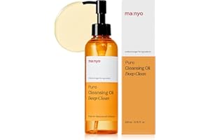 ma:nyo Pure Cleansing Oil Deep Clean (6.7oz/200ml) - Vegan, Daily Makeup Remover with 100% Natural Grapeseed Oil & Bio Shield Oil Technology