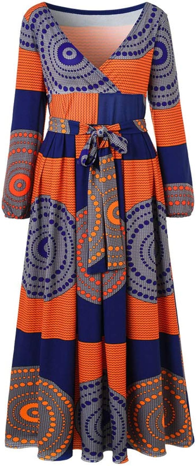 african long sleeve dresses