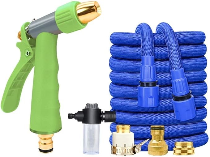 High Pressure Car Wash Water Gun Scalable Garden Hose Telescopic Hose