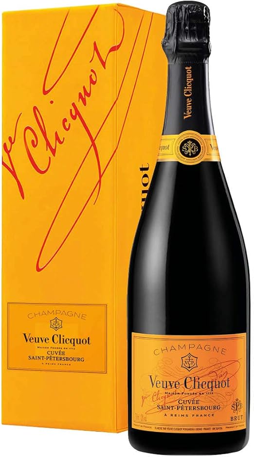 Champagne aoc cuvee saint-petersbourg veuve clicquot 0 75 l astucciato B07V4SVJQF