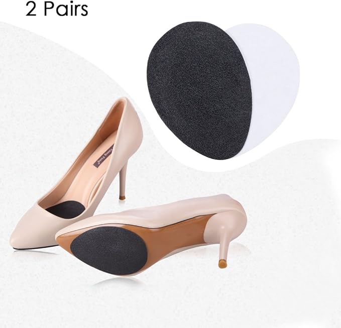 2PAIRS SelfAdhesive AntiSlip Stick on Shoe Grip Pads NonSlip Rubber