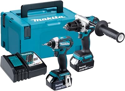 Makita DLX2412TJ 18V LXT Brushless Combo Kit 2x5.0Ah Batteries Charger Makpac