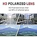 Mountec Men's Sunglasses Fit Over Glasses Polarized Lens with Premium Protection Case for Outdoor Fishing Driving