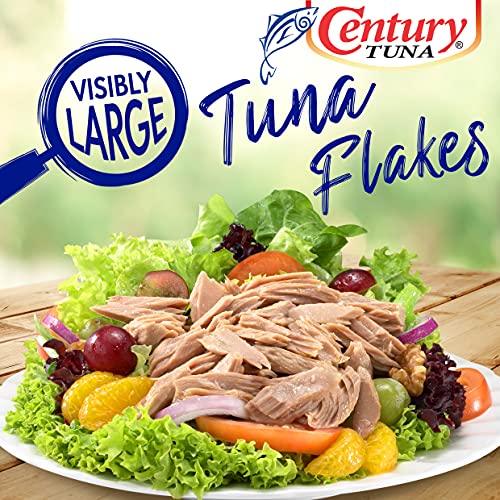 Century Tuna Premium Flaked Light Tuna in Oil Three (3) 5 oz. Cans