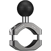 FANAUE Handlebar U-Bolt Base for Rails 0.85" to 1.14" in Diameter CC-05 Rod Clamp with B Size 1" Ball for RAM Mounts