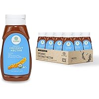 Copra Organic Coconut Nectar | Natural Sugar-Free Liquid Sweetener | Vegan, Gluten-Free, Allergen-Free, Non-GMO | Case of 12 