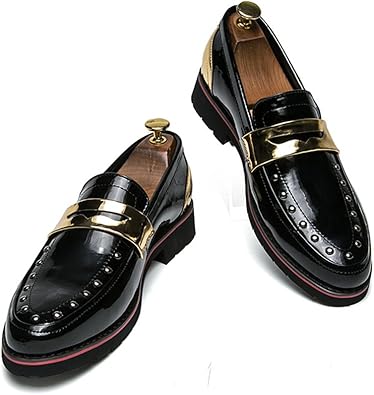 mens metallic dress shoes