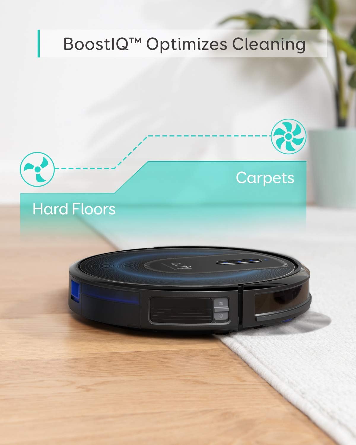 eufy by Anker, RoboVac G30, Robot Vacuum with Smart Dynamic Navigation 2.0, 2000Pa Strong Suction, Wi-Fi, Compatible with Alexa, Carpets and Hard Floors -