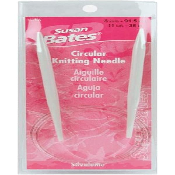 Silvalume Circular Knitting Needle- 29- Size 8