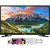 Samsung UN32N5300AFXZA 32-inch 1080p Smart LED TV (2018), Black Bundle with Premiere Movies Streaming 2020 + Flat Wall…