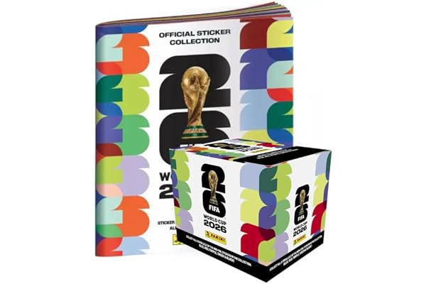 2026 Panini World Cup ALBUM + FACTORY SEALED STICKER BOX (50 Packs, 7 Stickers per pack)