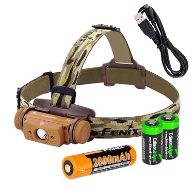fenix flashlight amazon hl60r HM60R Rechargeable Headlamp and auxiliary red light Fenix HL60R 950 Lumen USB
