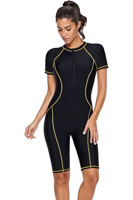 women's swimsuit with long shorts