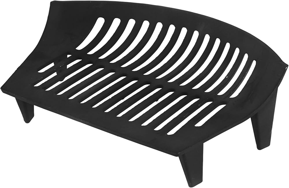 Stax Hearth & Home Cast Iron Fire Grate 16 Inch Opening Heavy Duty