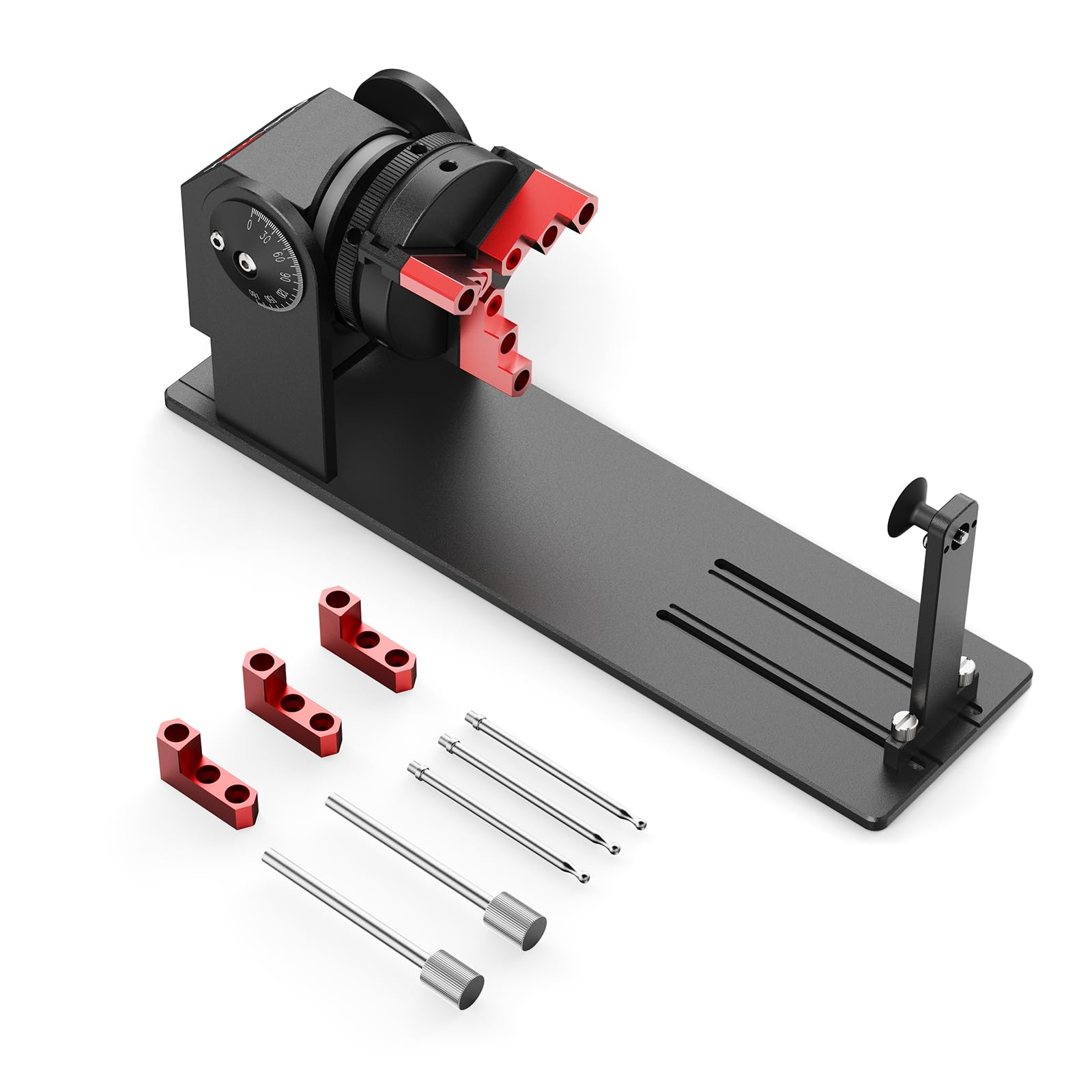 Photo 1 of CNC Router MachineCR1 Rotary Roller, Y-axis Rotary, High Torque NEMA 23 Stepper Motor, Linear Rails & Ball Screws 3-Axis Engraving Milling Machine for Wood Cutting (CR1)