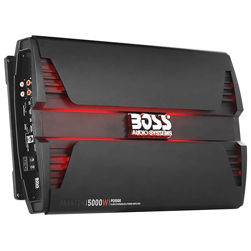BOSS Audio Systems PD5000 Phantom 5000-Watt, 1, 2, Ohm Stable