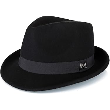 MarryMe Chapeau Fedora Unisexe Hiver Panama Large Bord – Feutre Jazz Classique Pour Homme Femme