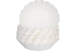 Mipcase 200pcs Disposable White Baking Cups 4-inch Food Grade Cupcake Liners Muffin Holders for Party