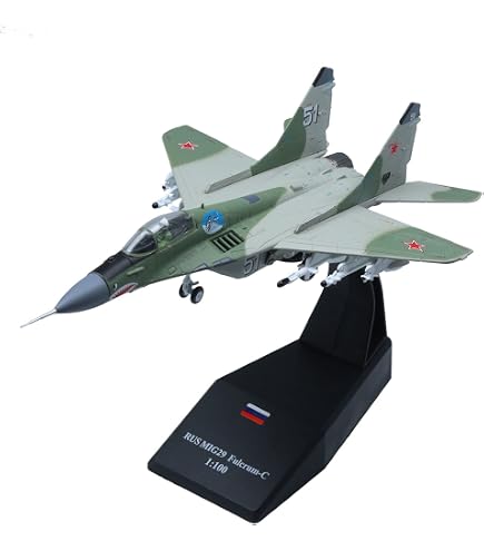 MiG-29 模型 航空機ディスプレイ Amazon.com: wltk MiG- 29 1/100 Diecast Aircraft Model (MiG-29