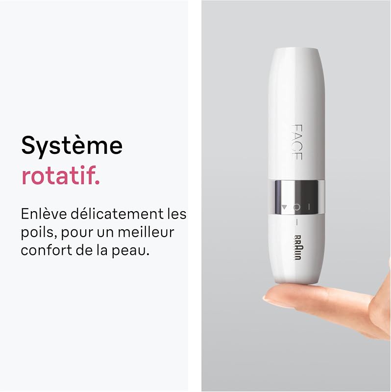 Rasoir Femme, Modèle FS1005 Mini pour Le Visage, Blanc